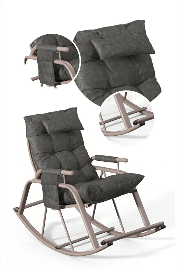 Sallanan Sandalye, Minderli Baba Koltuğu, Metal Tv Koltuğu, Dinlenme Koltuğu, Emzirme Koltuğu